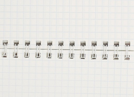 Блокнот на гребне «Корпоратив», 105*147 мм, 40 л., клетка, красный