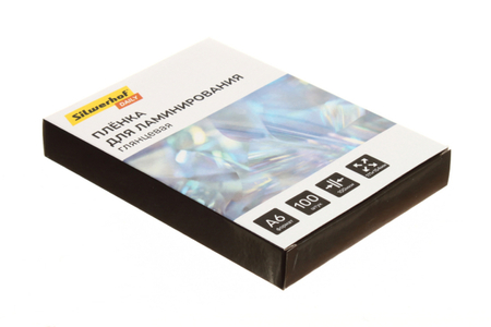 Пленка для ламинирования Silwerhof Daily, А6 (111*154 мм), 100 мкм, глянец, 100 шт.