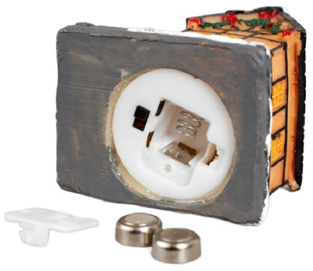 Фигура светодиодная «Дом с еловой гирляндой», 5,5*4,5*6 см