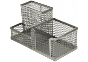 Подставка настольная Attache, 185×93×102 мм, серебристая