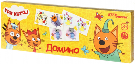 Игра настольная «Домино. Три кота», 3+