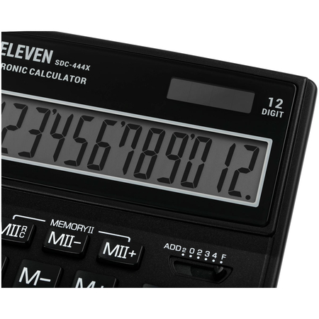Калькулятор 12-разрядный Eleven SDC-444X, черный