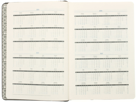 Ежедневник недатированный Berlingo Vivella Prestige, 143*210 мм, 160 л., серый Ежедневник недатированный Berlingo Vivella Prestige, 143*210 мм, 160 л., серый