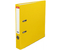 Папка-регистратор ErichKrause Standart с односторонним бумвиниловым покрытием, корешок 50 мм, желтый