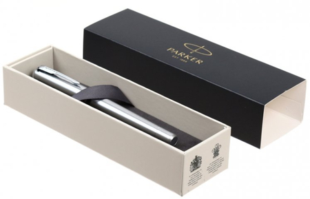 Ручка-роллер Parker Urban T200 Metro Metallic CT, корпус серебристый