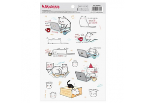 Наклейки бумажные «Офис», 14×21 см