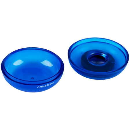 Диспенсер для скрепок магнитный OfficeSpace, 68*40 мм, тонированный синий
