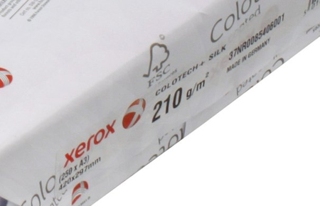 Бумага офисная Xerox Colotech+ Silk coated, А3 (297*420 мм), 210 г/м2 (цена за 1 лист)