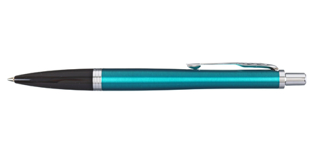 Ручка подарочная шариковая Parker Urban Core K309 Vibrant Blue CT, корпус изумрудный 