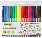 Фломастеры Silwerhof Eco (125 мм), 18 цветов, толщина линии 1 мм, вентилируемый колпачок