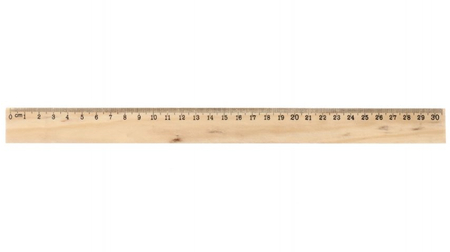 Линейка деревянная Darvish, 30 см