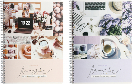 Тетрадь общая А4, 96 л. на гребне «Стиль. Magic Things», 210*295 мм, клетка, ассорти Тетрадь общая А4, 96 л. на гребне «Стиль. Magic Things», 210*295 мм, клетка, ассорти