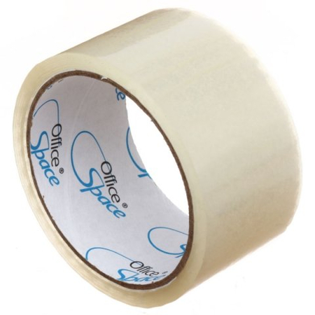 Клейкая лента упаковочная OfficeSpace, 48 мм*40 м, толщина ленты 38 мкм, прозрачная Клейкая лента упаковочная OfficeSpace, 48 мм*40 м, толщина ленты 38 мкм, прозрачная