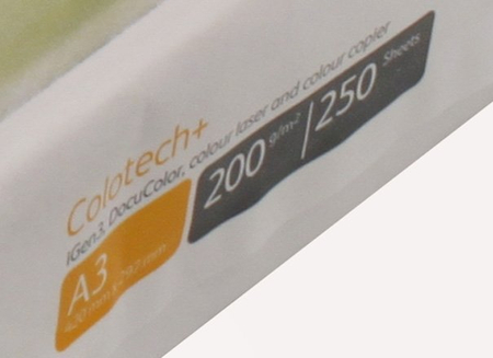 Бумага офисная Xerox Colotech+ Uncoated (без покрытия), А3 (297*420 мм), 200 г/м2, 250 л.