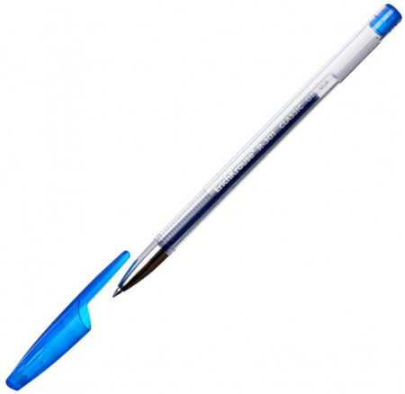 Ручка гелевая ErichKrause R-301 Classic, корпус прозрачный, стержень синий