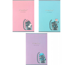 Тетрадь общая А4, 48 л. на скобе «Милый котэ», 185×270 мм, клетка, ассорти