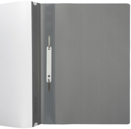 Папка-скоросшиватель пластиковая А4 «Стамм», толщина пластика 0,16 мм, серая