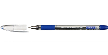 Ручка шариковая Brauberg Model-XL Original, корпус прозрачный, стержень синий Ручка шариковая Brauberg Model-XL Original, корпус прозрачный, стержень синий