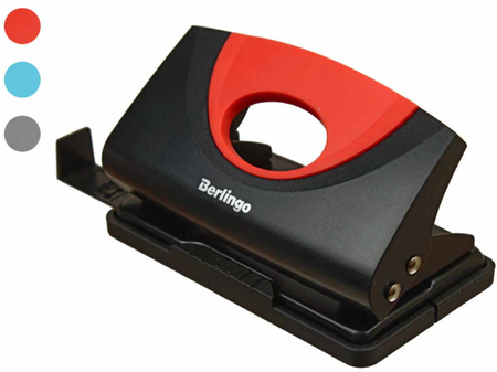 Дырокол Berlingo Office Soft, 105*60 мм, 10 л., ассорти