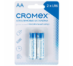Батарейки щелочные Cromex, АА, LR6, 1.5V, 2 шт.