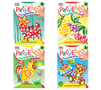 Раскраска «Рисуем пальчиками» А5 «Три совы», 4 л., «Выпуск №2», ассорти