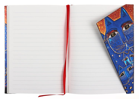 Книжка записная Paperblanks Fantastic Felines, 100*140 мм, 88 л., линия, «Кошки Средиземноморья»