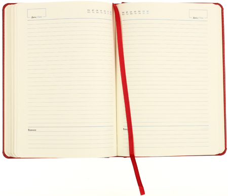 Ежедневник недатированный Attache Classic, 145*205 мм, 136 л., красный