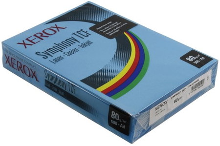 Бумага офисная цветная Xerox Symphony TCF, А4, 80 г/м2, 500 л., темно-синяя