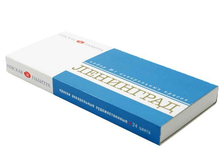 Акварель художественная в кюветах «Ленинград. Белые ночи», 24 цвета*2,5 мл