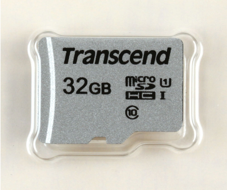 Карта памяти Transcend UHS-I micro SD 300S, класс 10 U1, 32Gb