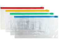 Папка-конверт пластиковая на молнии «Стамм» А6+