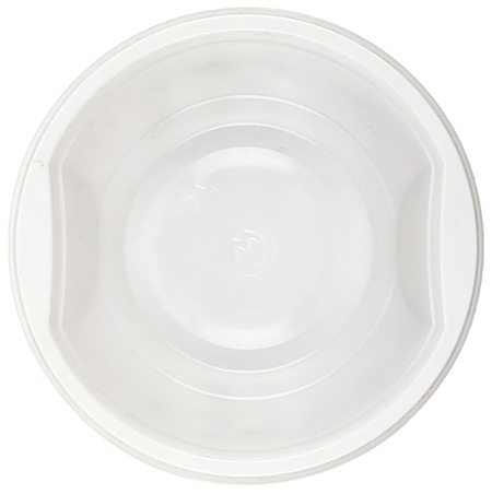 Тарелка одноразовая суповая «Мистерия», 0,475 л, диаметр 15 см, 50 шт., белая