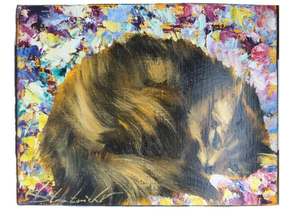 Картина «Грустное настроение» (Стратович В.В.), 30×22 см, холст, масло Картина «Грустное настроение» (Стратович В.В.), 30×22 см, холст, масло