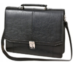 Портфель деловой Flora, 360×280×80 мм, черный Портфель деловой Flora, 360×280×80 мм, черный