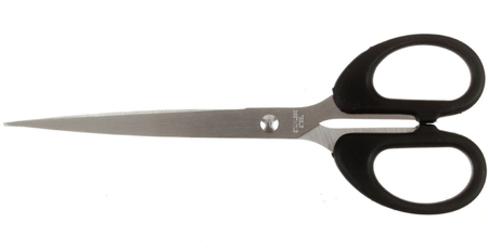 Ножницы канцелярские Buro Class, 173 мм, ручки черные
