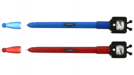 Ручка шариковая детская одноразовая с фигуркой, стержень синий, Disney, ассорти