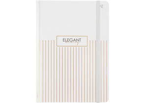 Ежедневник недатированный BG Minimal White (А5), 150×210 мм, 136 л., белый