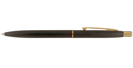 Ручка подарочная шариковая Luxor Sterling, корпус черный с золотистым