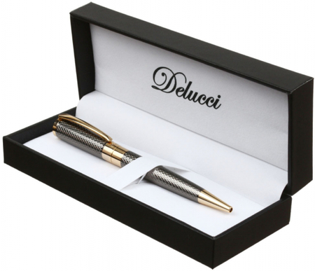 Ручка подарочная шариковая Delicci Allegro, корпус золотисто/оружейный Ручка подарочная шариковая Delicci Allegro, корпус золотисто/оружейный