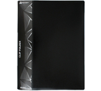 Папка-скоросшиватель пластиковая с пружиной «Бюрократ», толщина пластика 0,7 мм, черная