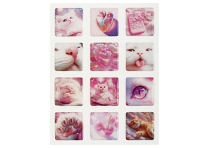 Наклейки гелевые на телефон Meshu, 12 шт., 10,5×14 см, Sweet Sugar