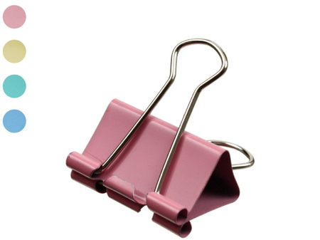 Зажим для бумаг World Office, 32 мм, до 140 л., ассорти Зажим для бумаг World Office, 32 мм, до 140 л., ассорти