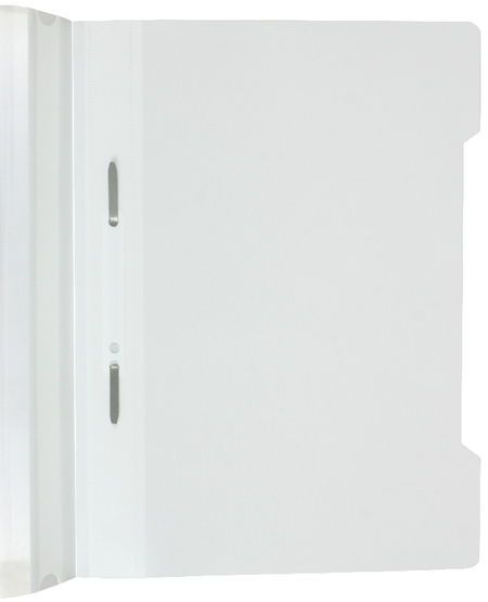 Папка-скоросшиватель пластиковая А4 «Бюрократ», толщина пластика 0,16 мм, белая