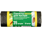 Пакеты для мусора Econom, 35 л, 20 шт., черные