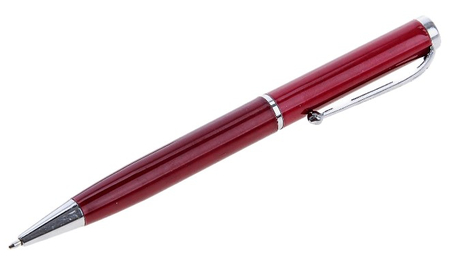 Ручка подарочная шариковая автоматическая «Оригинал», корпус бордовый с серебристым, стержень синий