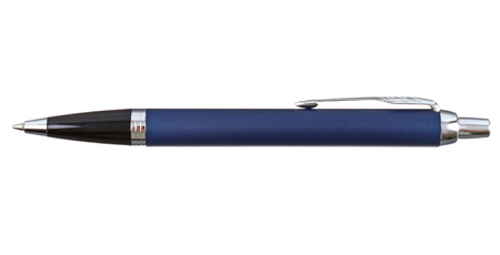 Ручка подарочная шариковая Parker IM Core K321 Matte Blue CT, корпус синий 