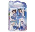 Закладки магнитные для книг Meshu, 4 шт., Be Happy