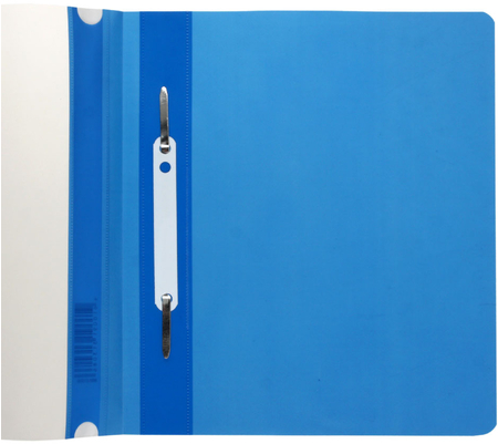 Папка-скоросшиватель пластиковая А5 «Стамм.», толщина пластика 0,18 мм, синяя