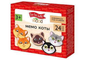 Игра-мемо настольная «Коты. Far Far Land Wood», 24 фишки, 3+ Игра-мемо настольная «Коты. Far Far Land Wood», 24 фишки, 3+