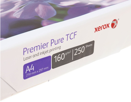 Бумага офисная Xerox Premier, А4 (210*297 мм), 160 г/м2, 250 л., TCF